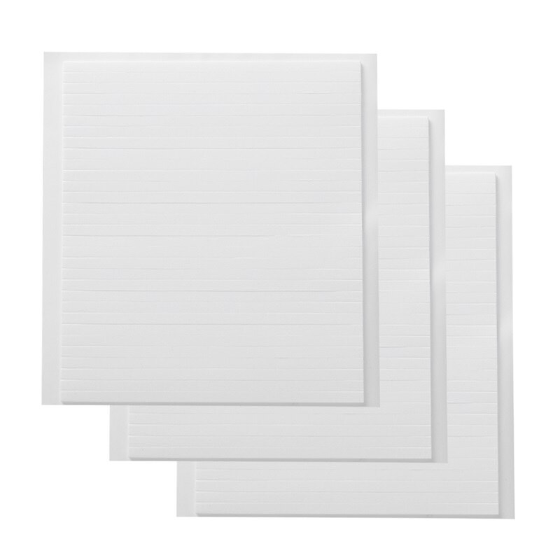 3PCS 3D Double-sided Foam Dots Hexagon Foam Strips Adhesives for DIY Shaker Card Making Scrapbooking Craft Supplies