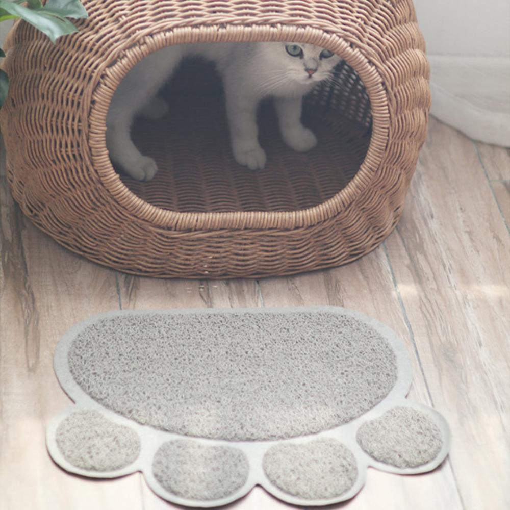 Pet Cat Toilet Mat Cat Litter Trapping Pads Cats Claw Clean Mats Cat Litter Boxes Cleaning Sleeping Pad Puppy Dish Bowl Placemat