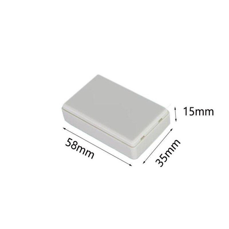 Caja de plástico ABS impermeable para instrumentos, caja de almacenamiento para proyectos, suministros electrónicos, color negro, DIY, 3 uds.