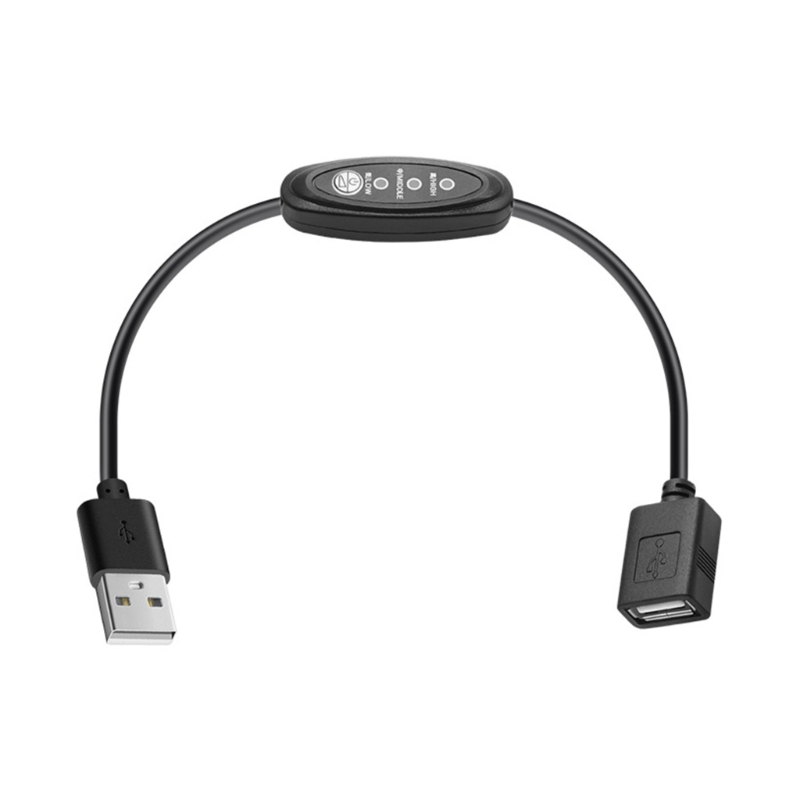 5V USB-Verlängerung Fernbedienung 3-Gang-Stromkabel für USB-Deckenventilator USB-LED-Lichtlampe
