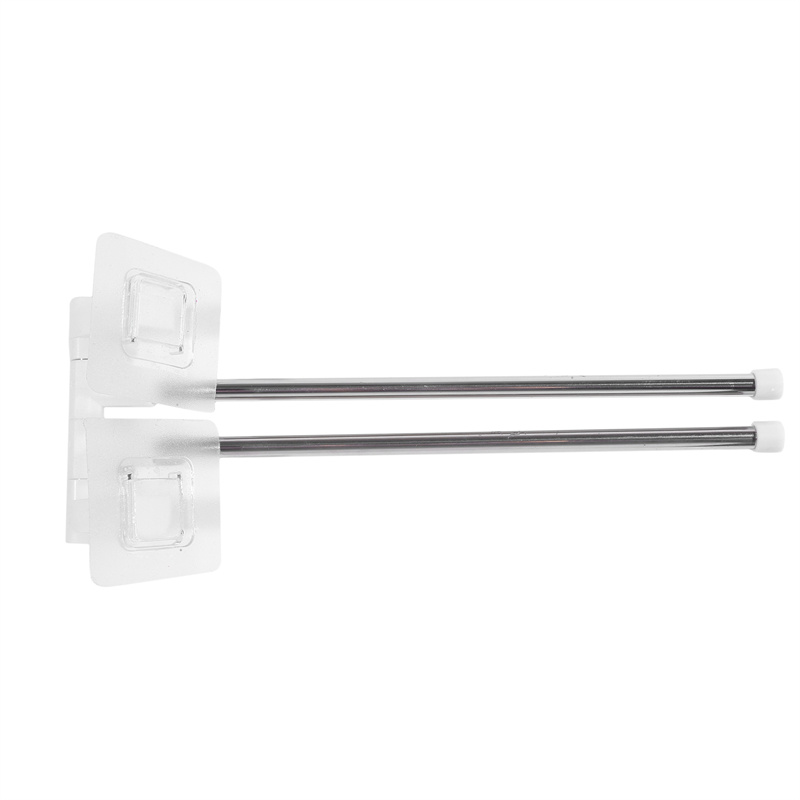 Rotatable Swing Arms Towel Rack Bathroom Kitchen Wall Mounted Bracket Save Space 2-6-Bar Aluminum Towel Hanger Organizer: Red