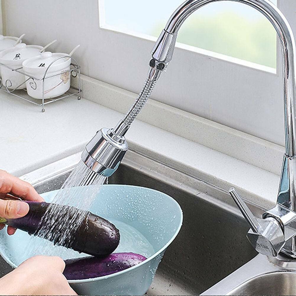 360 gradi girevole rubinetto della cucina aeratore regolabile Dual Mode spruzzatore filtro diffusore risparmio idrico ugello rubinetto connettore