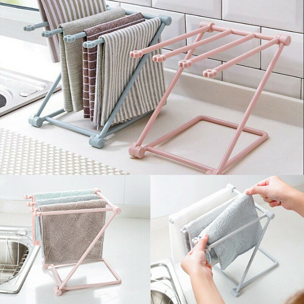 Small Rack For Rags Folding Vertical Rag Mug Rack Holder Cup Storage S... – Grandado