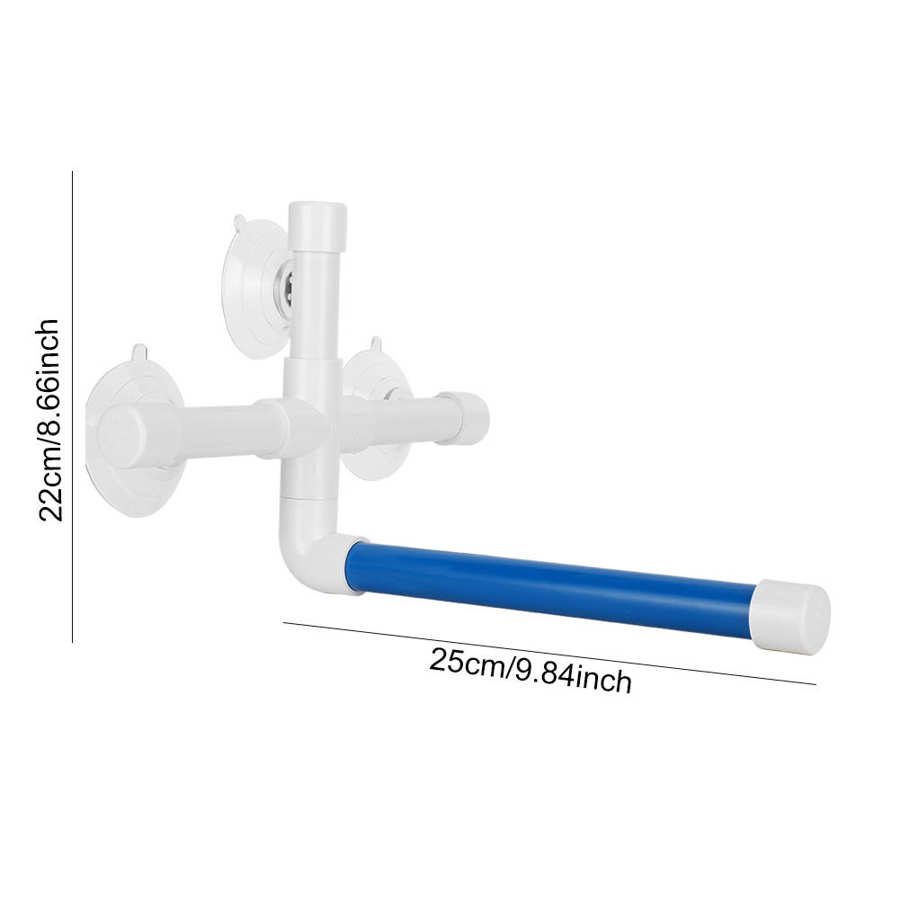 Pet Bird Bath Standing Rod Parrots Shower Standing Rod Pet Bird Firm Shape Perch with Suction Cup Bathing Supplies