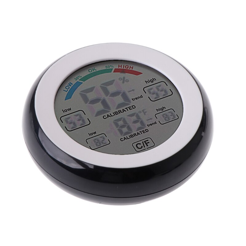 Digital Indoor Thermometer Hygrometer Touchscreen Temperature Gauge Humidity Monitor