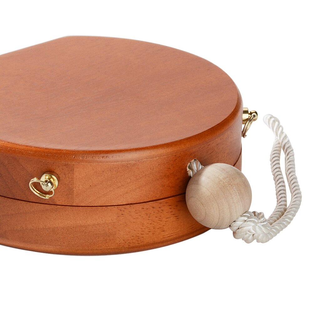 Wristlets Clutch Bag Runde Box Frauen Party Abendtasche String Umhängetasche Holz Material BG-020