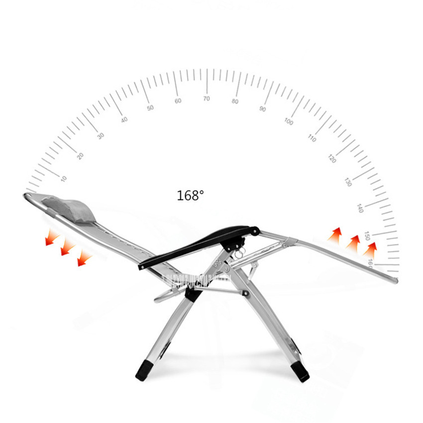 AS-01 Foldable Leisure Chair Afternoon Nap Beach Easy Chair Office Casual Chair Arm-Chair Chaise Lounge Outdoor Swivel Chair