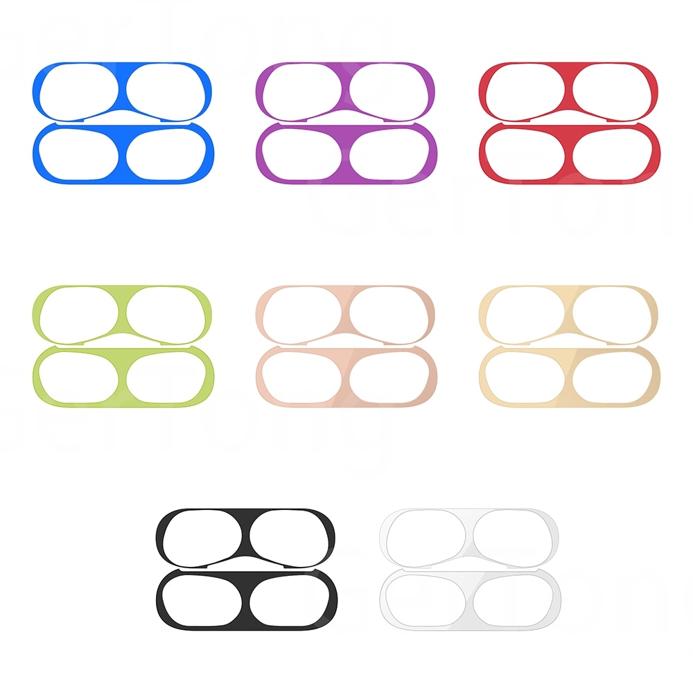 Metal Dust Guard Sticker Case for Apple Airpods Pro Earphone Cover for Airpods 3 Air Pods 3 2 Headphone Charging Box Accessories