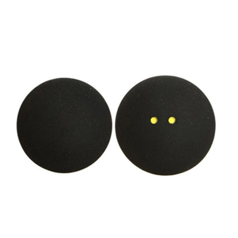 2pc Squash Accessories Ball Yellow Dots Low Speed Sports Rubber Balls Player Competition Durable Squash Rubber Ball