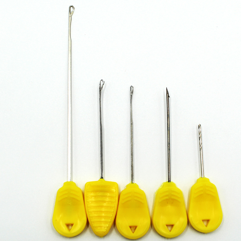 Outils de pêche, 3 pièces, aiguilles de gréement avec hameçon Crochet, bobine de forage pour appâts de pêche, 3 pièces
