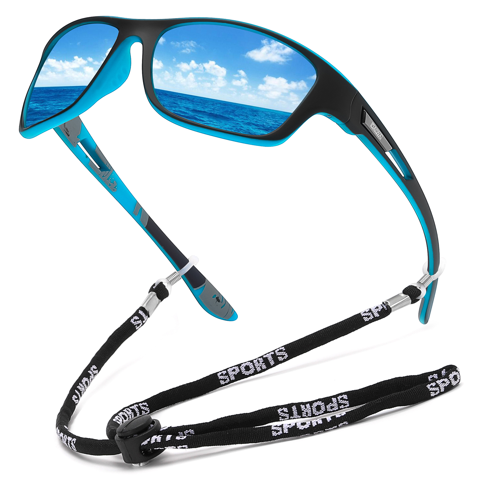Polarized Fishing Glasses Men Women Driving Shades Male Sunglasses Hiking Sunglases Cycling Sun Glasses UV400 Eyewear: Blue