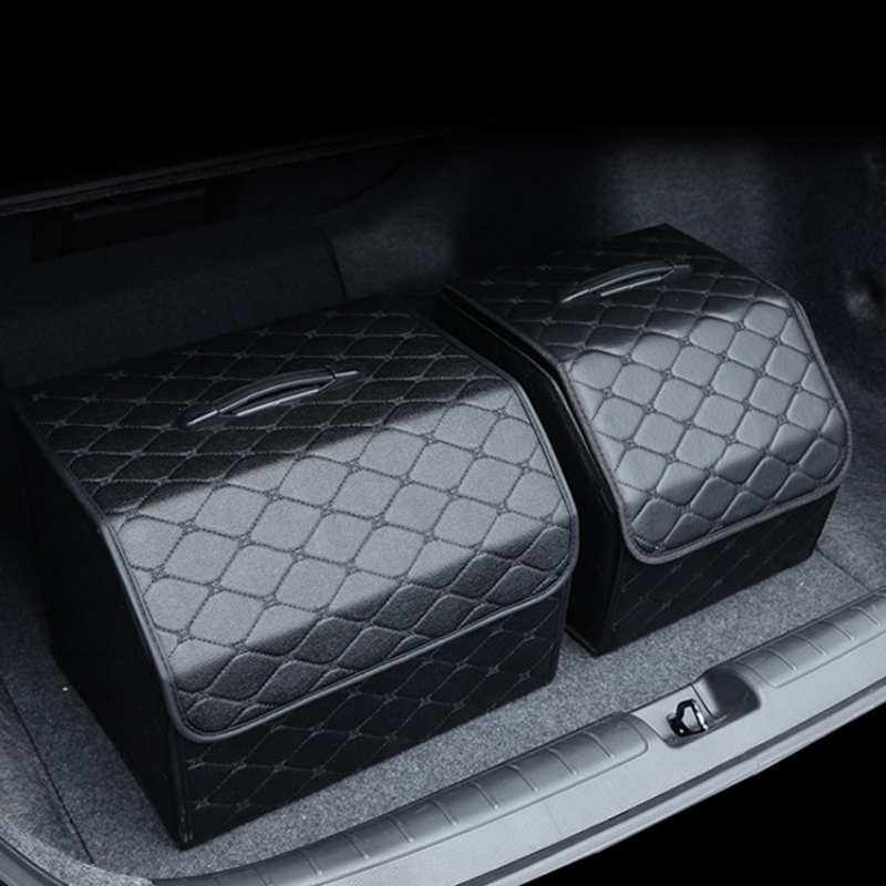 Multipurpose Collapsible Car Trunk Storage Organizer with Lid Portable Car Storage Bag Car Trunk Organizer