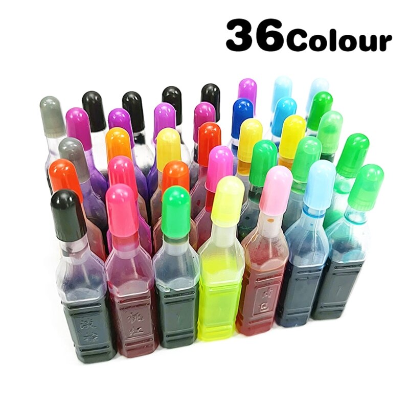 24/36 Kleuren Pigment Diy Slime Epoxyhars Inkt Dye Inkt Ambachten Coloring Kleurstof