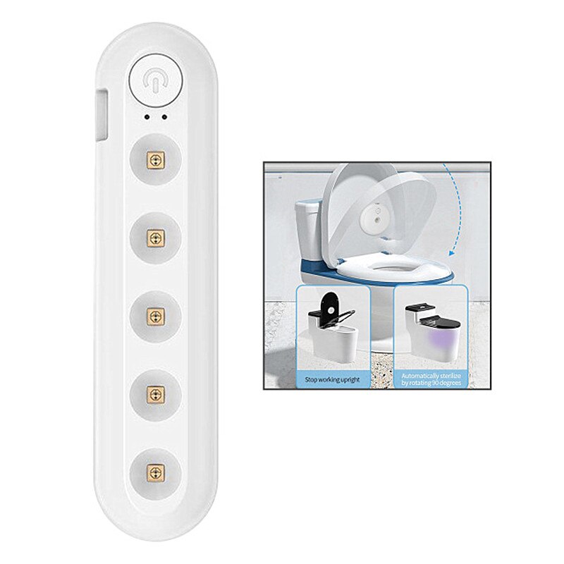 Household Multifunction UV UVC Light Sterilizer Wardrobe Toilet Induction UVC Sterilizing Disinfection Mini LED Lamp