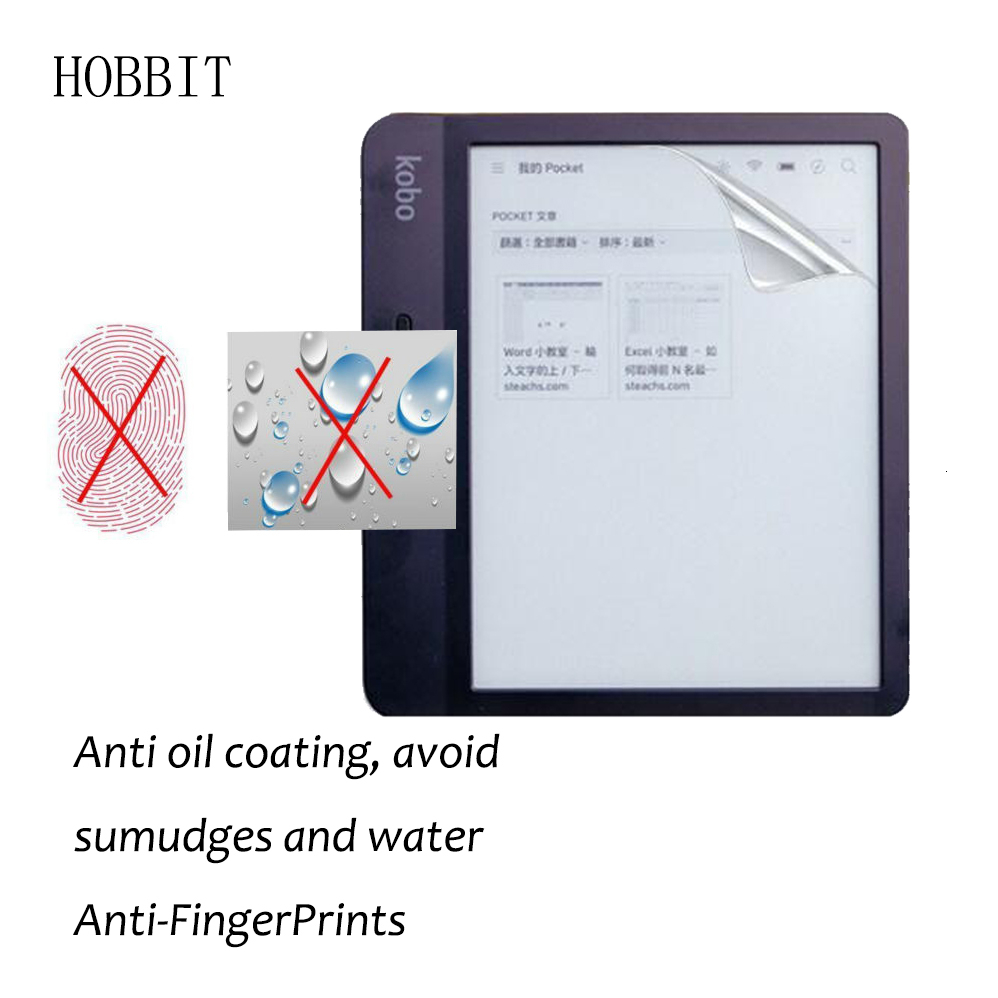 Película protetora lcd transparente, proteção para kobo libra h2o 2019 lançamento 7 Polegada tablet portátil anti-arranhão protetor de tela hd