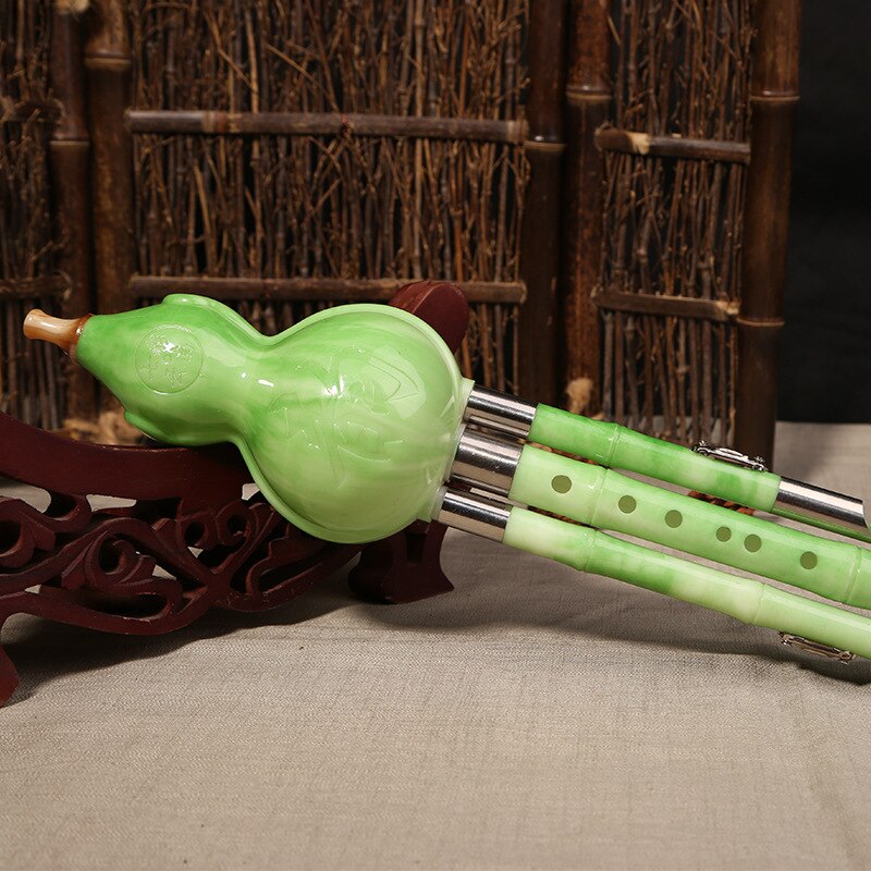 Kürbisflöte - Tonart C - Traditionelles Chinesisches Holzblasinstrument - Bakelit Performance-Niveau