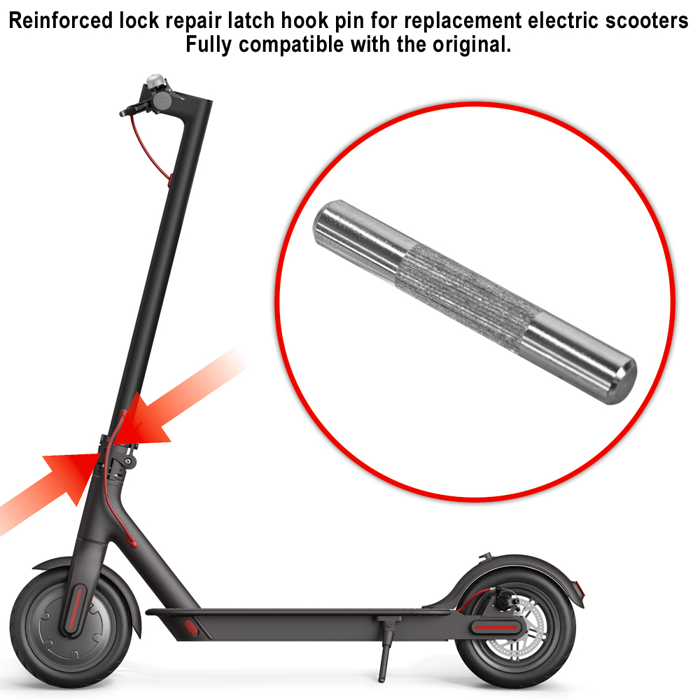 Goupille de crochet de Scooter électrique à boucle pliante, pour Xiaomi M365 PRO PRO 2, réparation de boulons de charnière, serrure en acier trempé, outil de vis à boulon fixe
