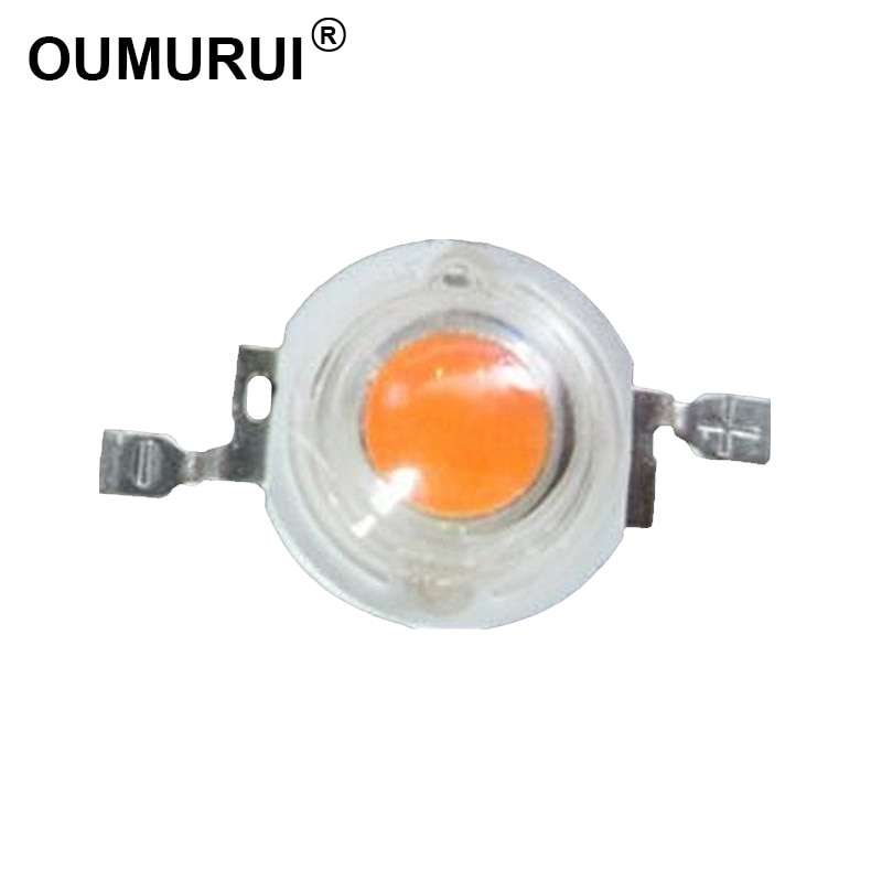 3w krachtige led-lampen voor plantengroei, volledig spectrum, 400-840nm chips , 500-700ma 3-3.6v 260-280lm 100