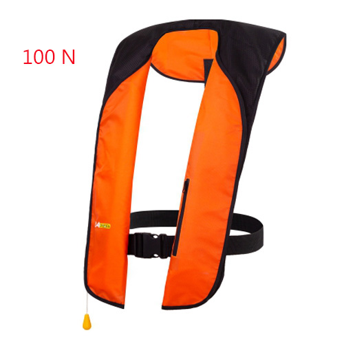 Chaleco salvavidas inflable automático Manual para adultos, navegación, cintas reflectantes, Pro PFD 150N 100N, aprobado por CE: XL / Verde