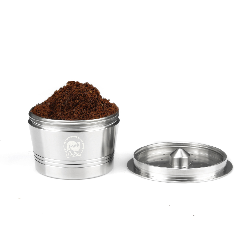 ICafilas wiederverwendbar Edelstahl Crema Kaffee Kapsel Filter manipulieren Löffel Für Caffitaly Rubin Tchibo Cafeteira Espresso Maschine