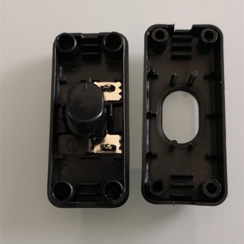 Mayitr 5pcs/lot ON/OFF Inline Switch Black Inline Table Lamp Desk Light Cord Cable Switch 110-250V