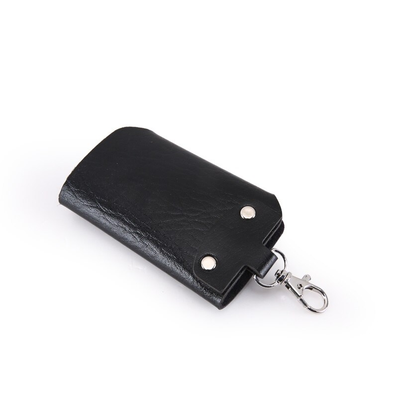 1 stücke Casual Tragbare PU Leder Keychain Männer Frauen Schlüssel Halter Veranstalter Beutel Auto Schlüssel Brieftasche Haushälterin Key Fall Mini karte Tasche.