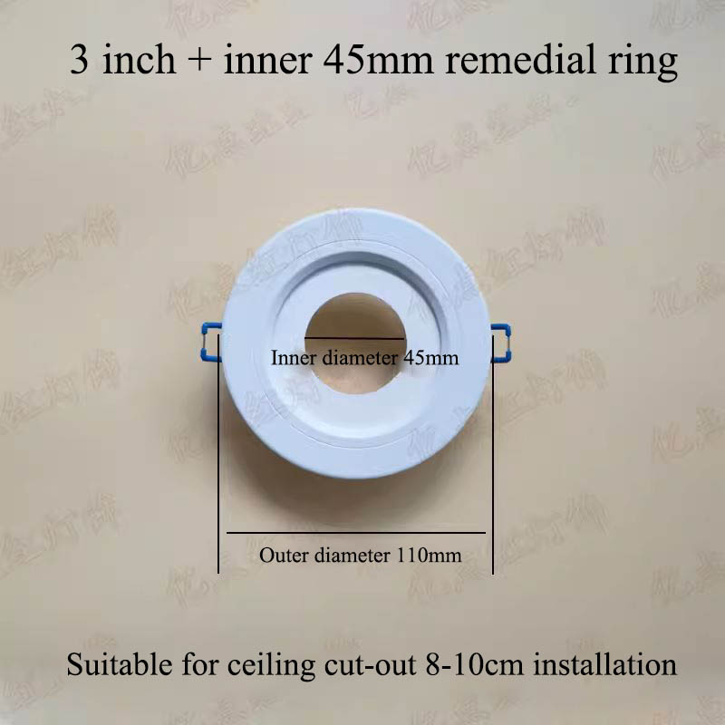 Led Downlight Spotlight Beugels Light Stand Adapters Lampenkap Ringen Gat Vergroten Witte Buitenste Frames Uitgesneden Remedial Cirkels hanglamp kappen lampenkappen lampenkapjes grote lampenkap lampenkap klein metalen: Deep Blue