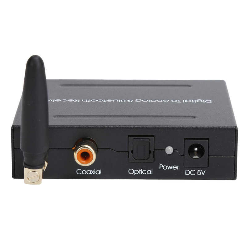 Digital to Analog Audio Converter Bluetooth Receiver Optical Coaxial Audio Converter