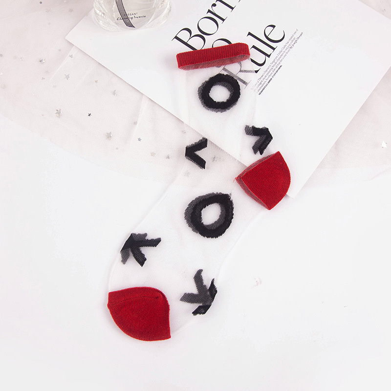 Calcetines sexys de malla de encaje para mujer, medias de rejilla de fibra mixta transparente, elástico, tobillo, hilo de red fino de leopardo, 1 par = 2 uds.