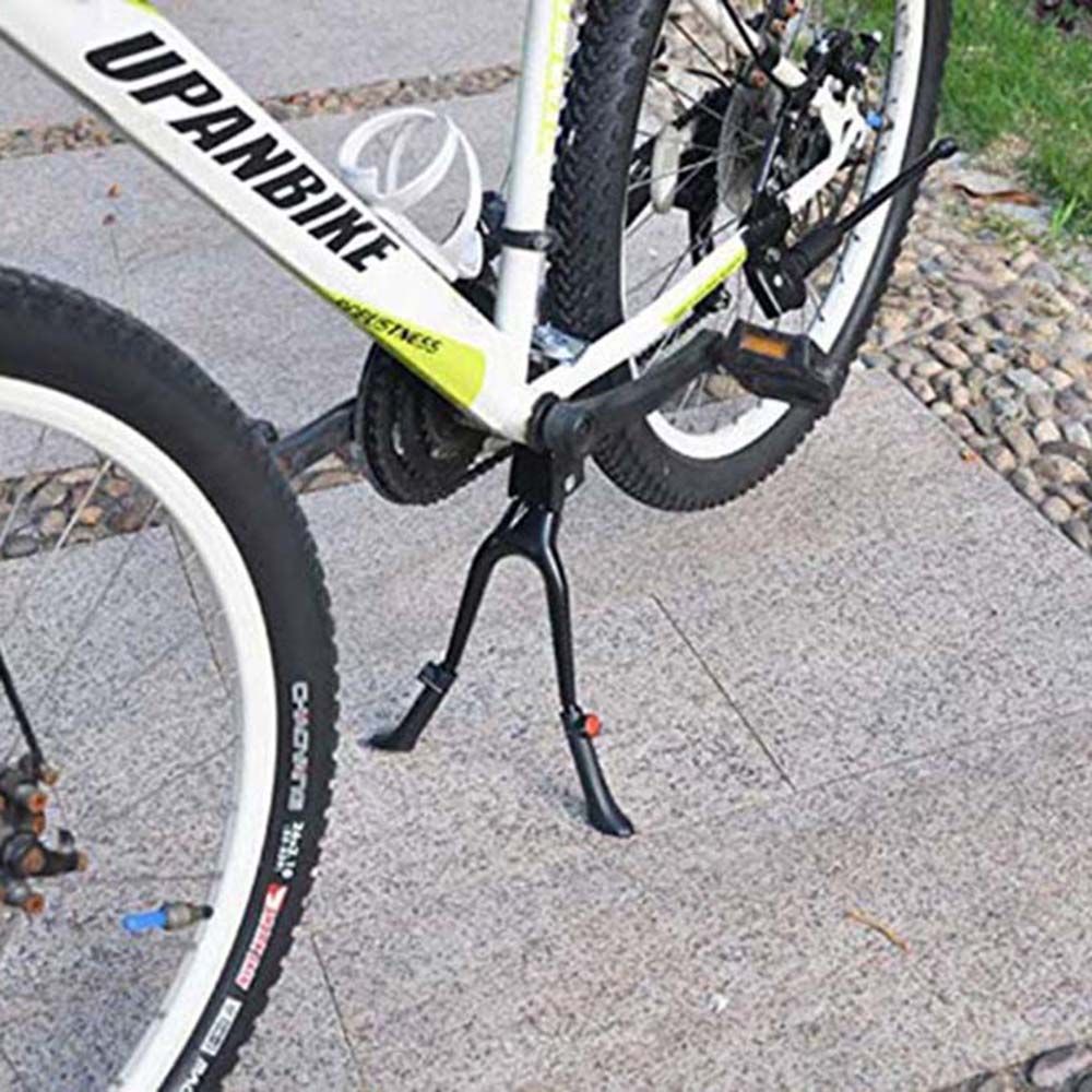 Bike Prop Aluminium Dubbele Been Fiets Stand Dubbele Kickstand Fietsen Accessoires Parking Rack Fiets Kickstand