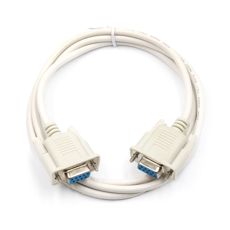 Serial cable male to female/male to male/female to female DB9 serial cable RS232 extension cable about 1.4 meters: female to femal