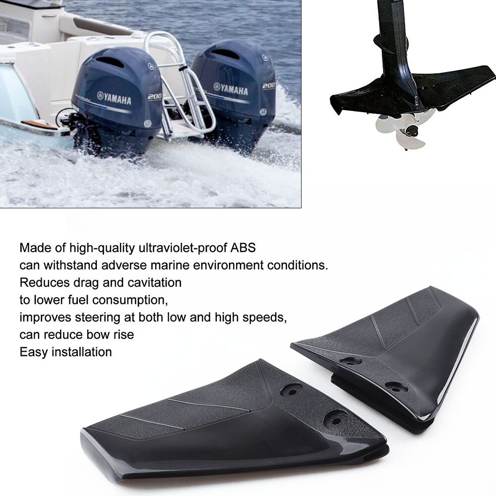 TUIBELYN 1 Pair Hydro-Stabilizer Marine Outboard Hydrofoil Accessories...