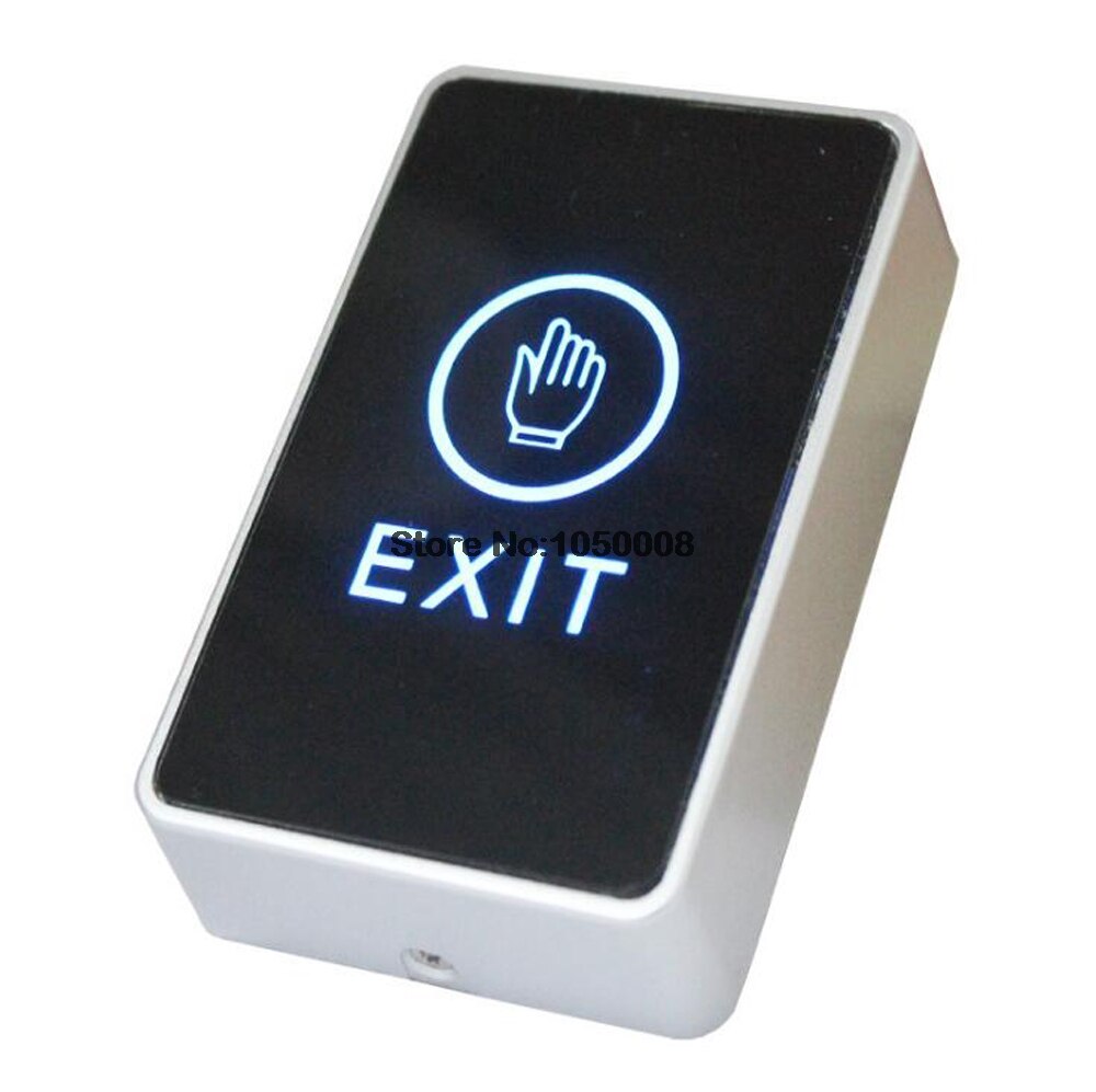 Touch Sensor Doors Button LED Light For Access Control Terminal Contact Door Square Touch Sensor Exit Release Button