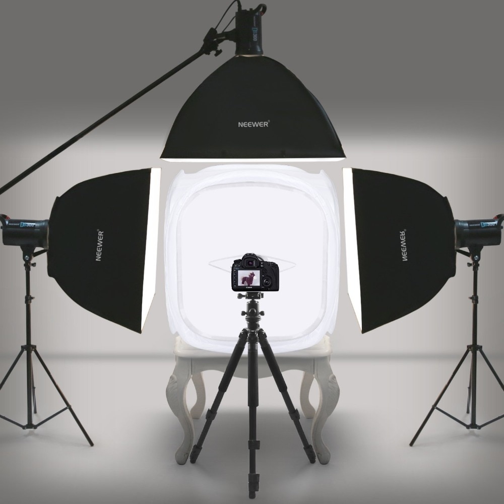 12 '' x12 '' tommer /30 x 30 cm fotostudio skyde telt lys terning diffusion soft box kit med 4 farver baggrunde til fotografering