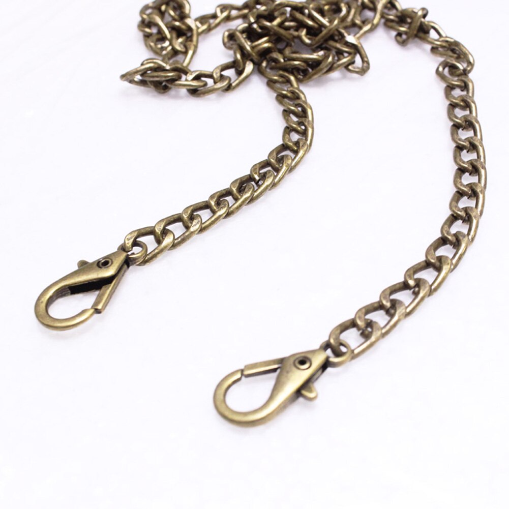 120cm Handbag Metal Chains For Bag DIY Purse Chain With Buckles Shoulder Bags straps for bags Handbag Handles bag strap: copper