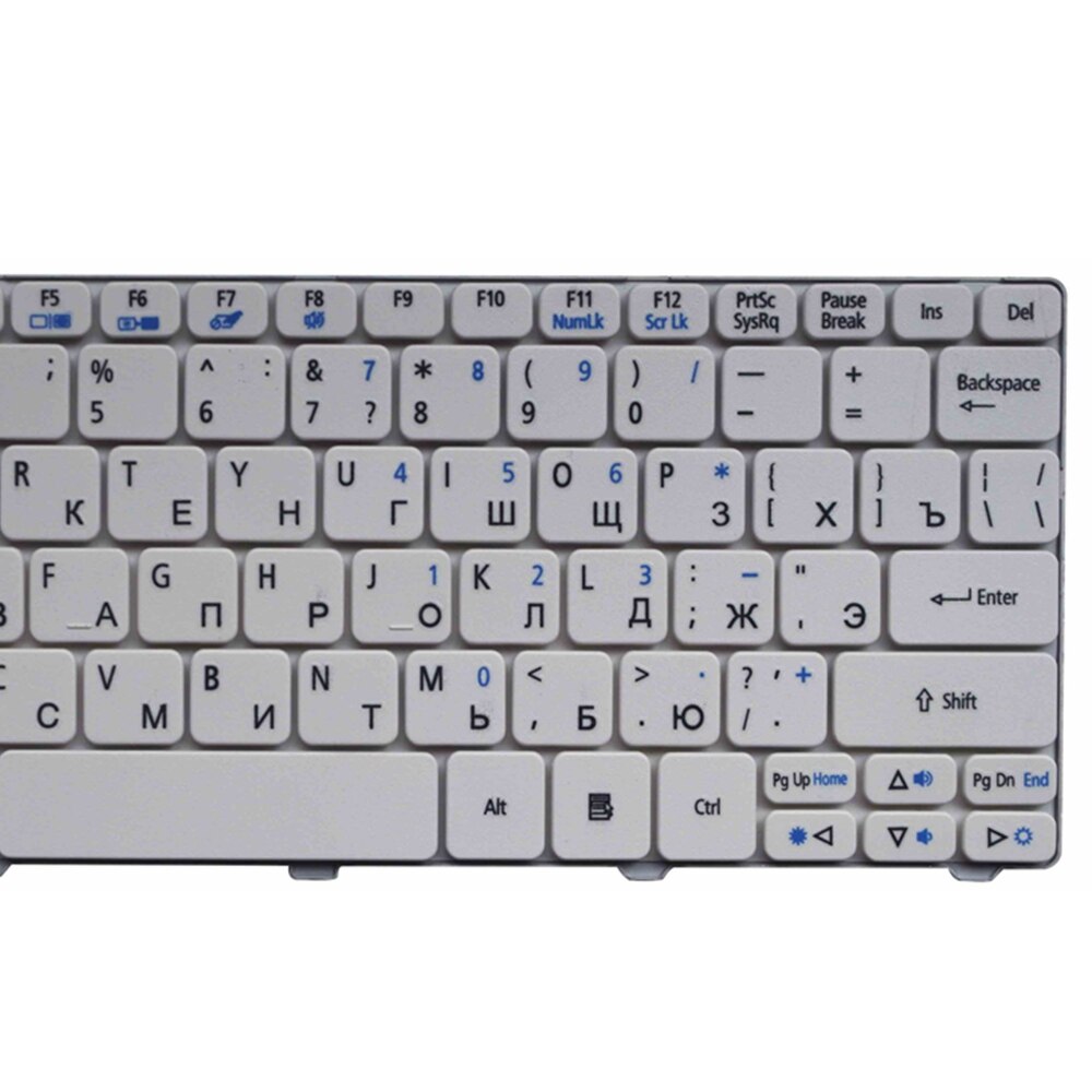 RU russian laptop Keyboard for Acer Packard Bell Dot SPT 723 SE SE2 SE3 SC PAV80 black white Notebook Replacement