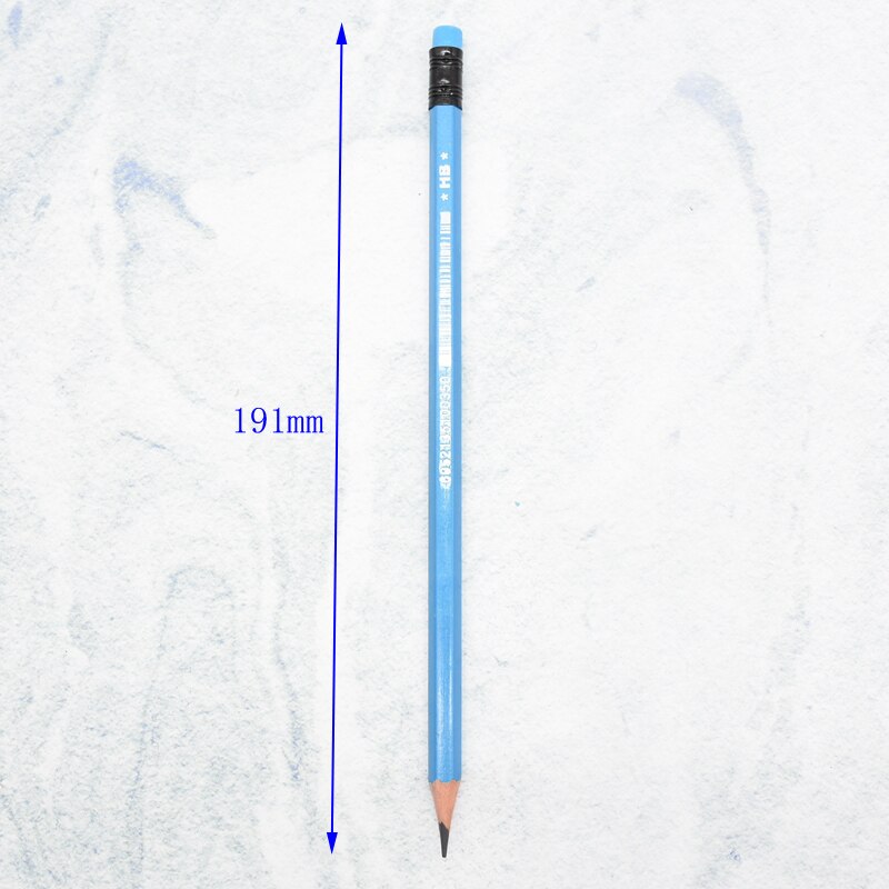 12 pieces / box level softened wooden pencil environmental protection HB pencil eraser learning stationery