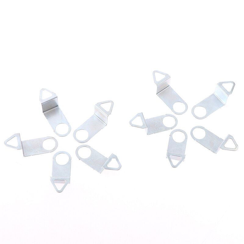 10 Stks/partij Sliver Kleuren Legering Wandklok Haken Diy Klok Beweging Mechanisme Metalen Opknoping Accessoires