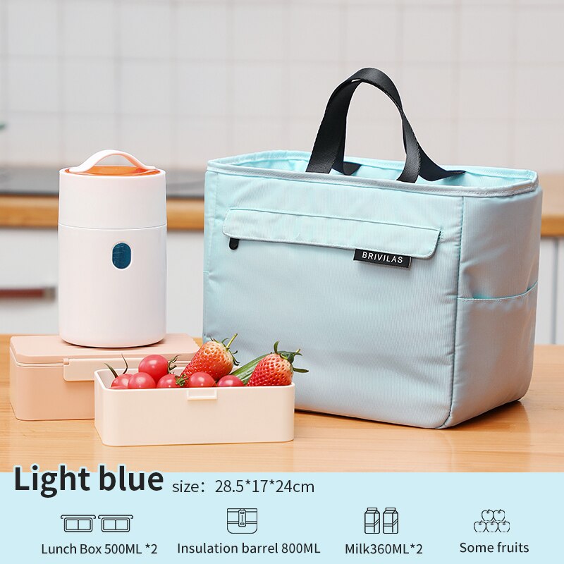 Brivilas Cooler Lunch Bag Multicolor Bags For Women Hand pack Thermal Breakfast Food Lunch Box Portable Picnic Travel Handbags: TF01-1-02
