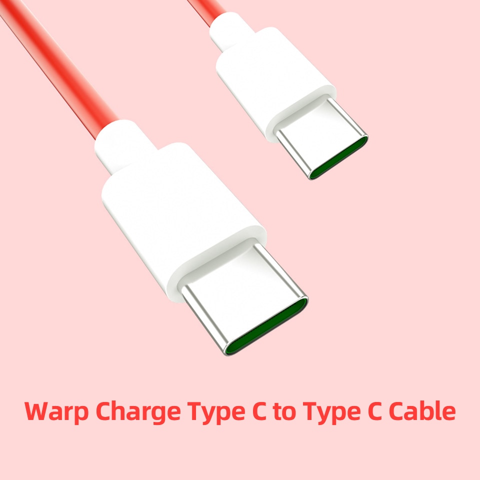 Original til oneplus 8t 8 t usb type c til type c kabel 6.5a hurtig opladning usbc til usbc en plus 8 7 pro 7t 6t 6 5t 5 bindestreg opladning