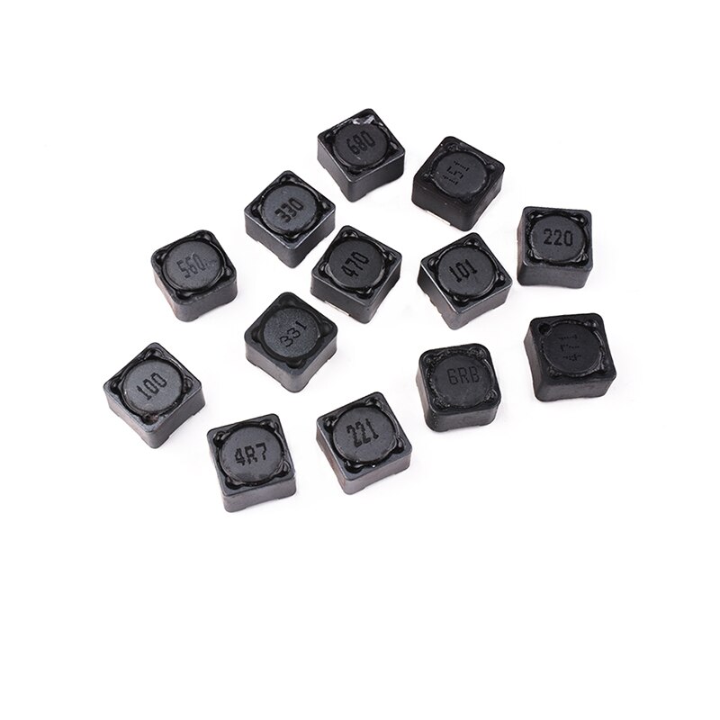 10Pcs/Lot Power Inductance CD127R CD127 Shielded inductor SMD Inductor 12*12*7mm 2.2/3.3/4.7/6.8/10/15/22/33/47/68/100-680UH