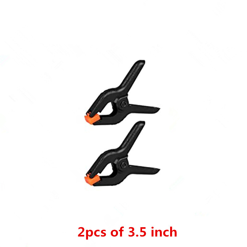 1/12PCS Photography Heavy Duty Muslin Clamps Photo Booth Background Stand Clip Fixed Backdrop Muslin Green Screen: WHITE