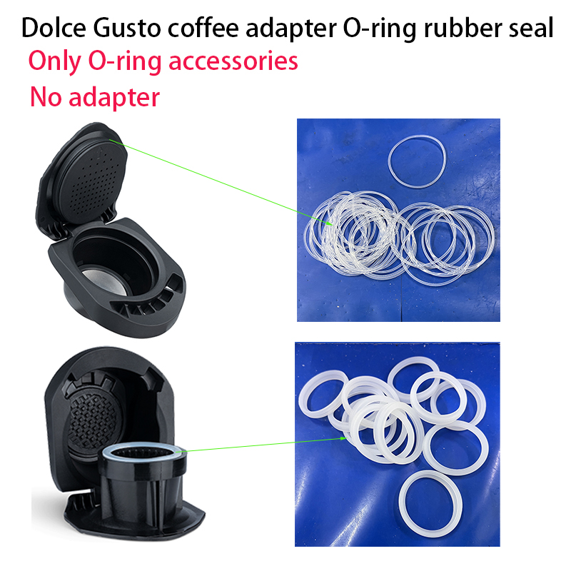 Dolce Gusto Koffie Adapter O-Ring Rubber Afdichting Alleen O-Ring Koffiemachine Capsule Accessoires Bevatten Geen Adapter