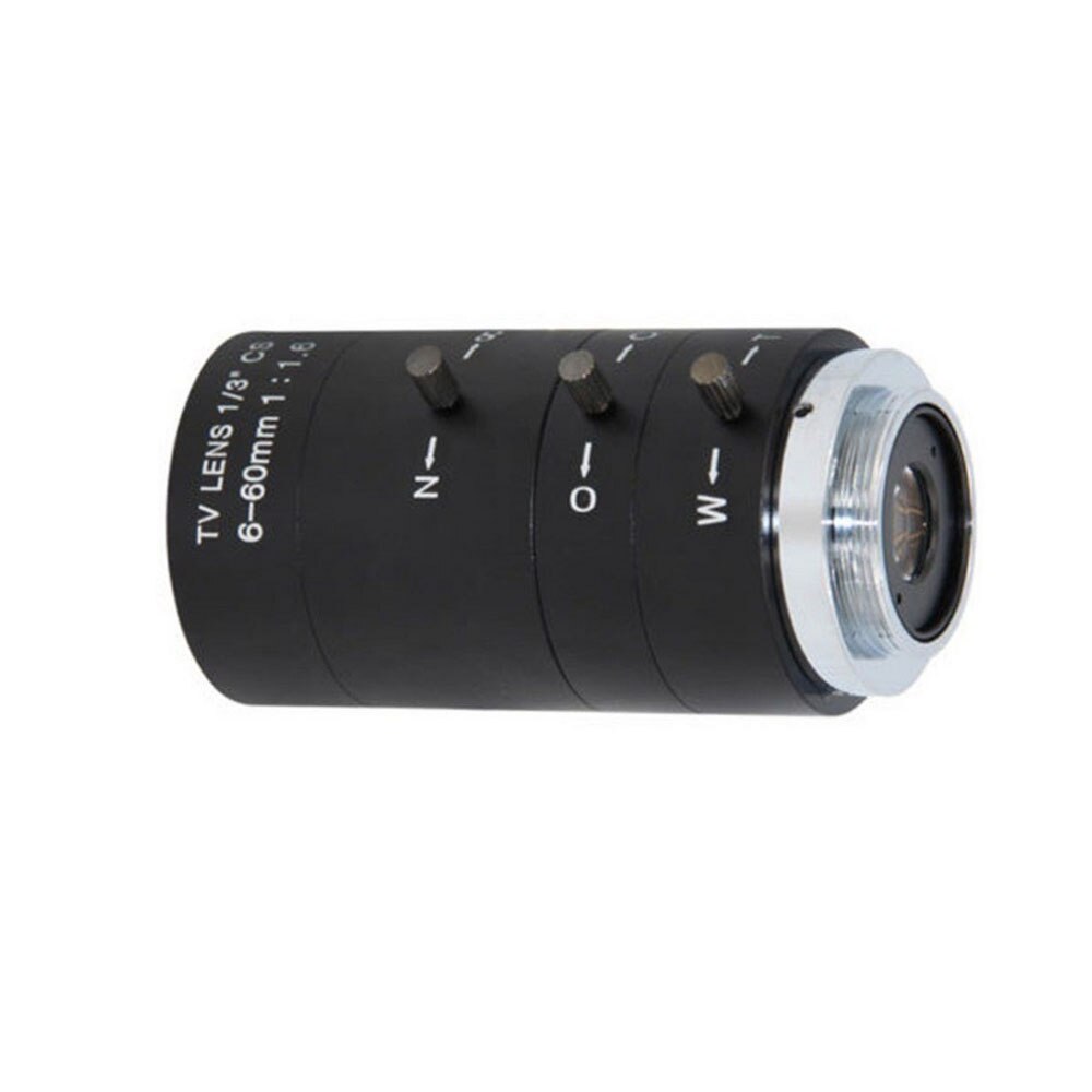 CCTV video lens 6-60mm CS C Mount Lens Manual IRIS ZOOM Varifocal F1.6 for CCTV Camera Industrial Microscope