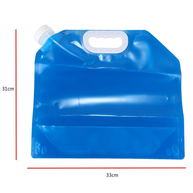! Bidon d'eau pliable 5 litres bleu