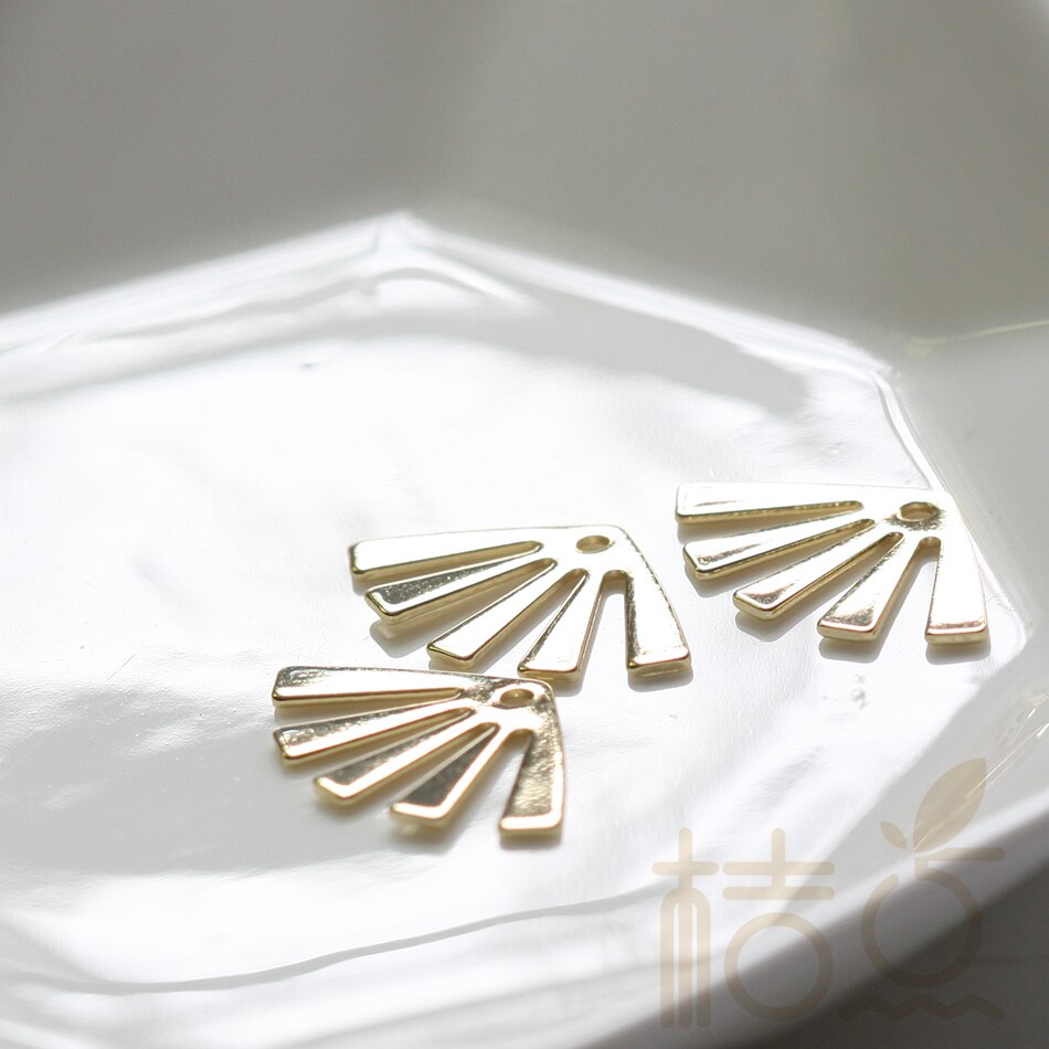 Massief Messing Fan Charme-12.5X20Mm (4273C)