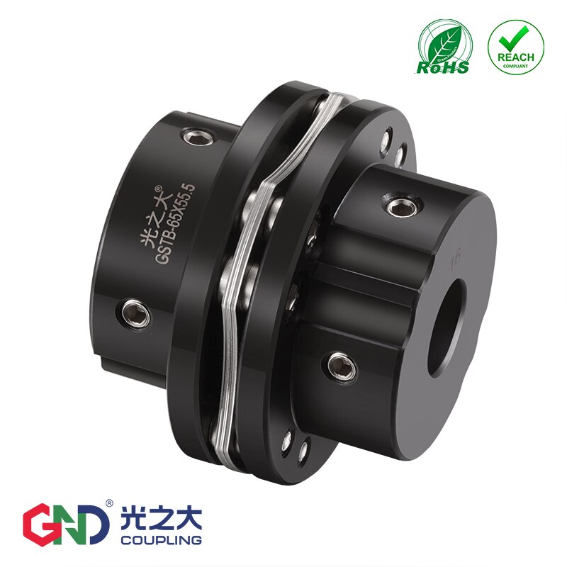 GSTB 8 screw high rigidity step type single diaphragm keyway series shaft coupling