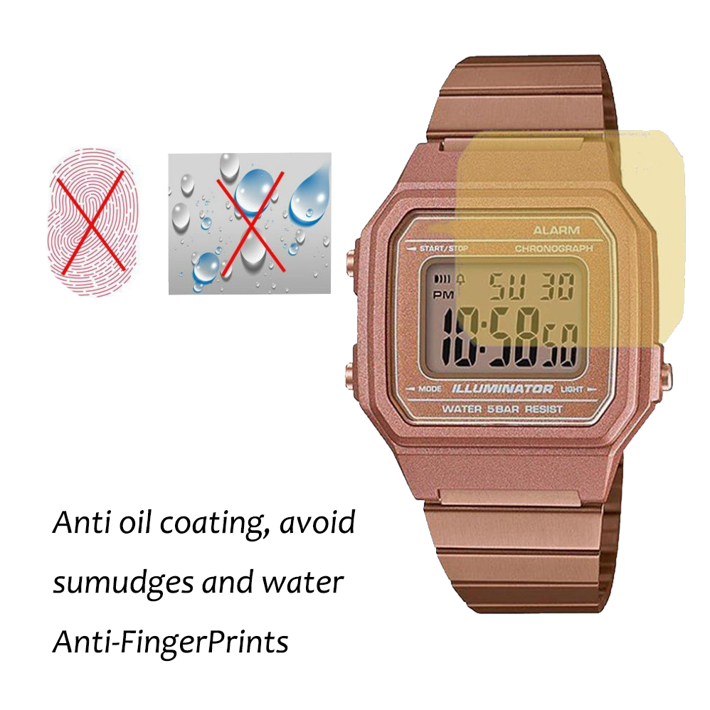 3Pcs HD Clear Anti-Scratch Film For Casio DW5600 A700 AE1400 W-218H Screen Protector Unthin Soft TPU Hydrogel Film Water-proof