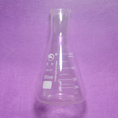500ml, matraz de Erlenmeyer de vidrio, GG3.3 Lab m... – Grandado