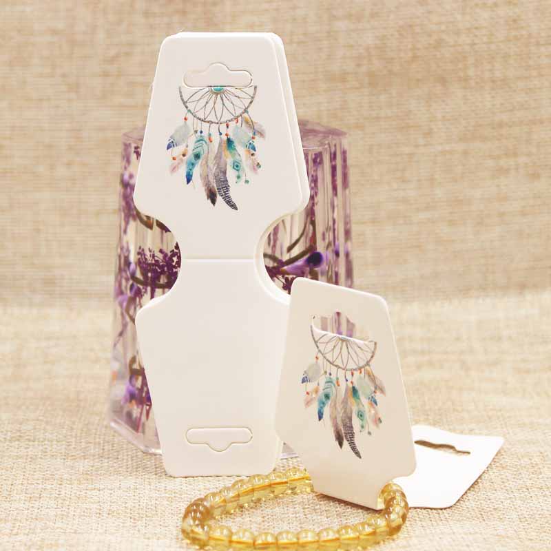 200pcs 4.5x12.0cm flower pattern Cards Printing Jewelry Necklace Bracelet Hang Tag Jewelry Display Cards Label Tag: card same as pic16
